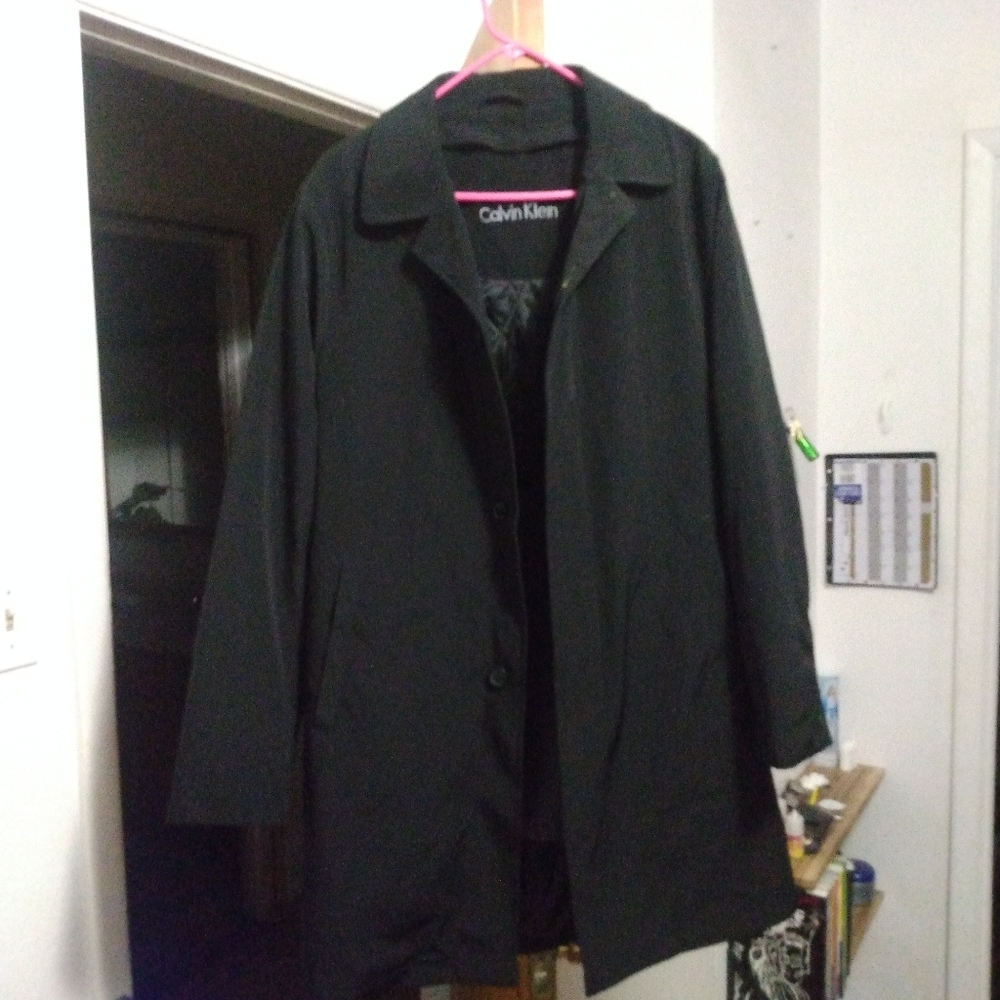 Calvin Klein trench coat 40r large